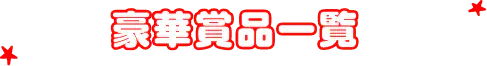 豪華商品一覧